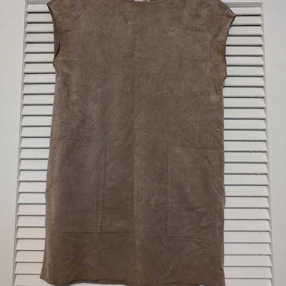 Wilfred Free Nori Dress Faux Suede Aritzia - Picture 4 of 8